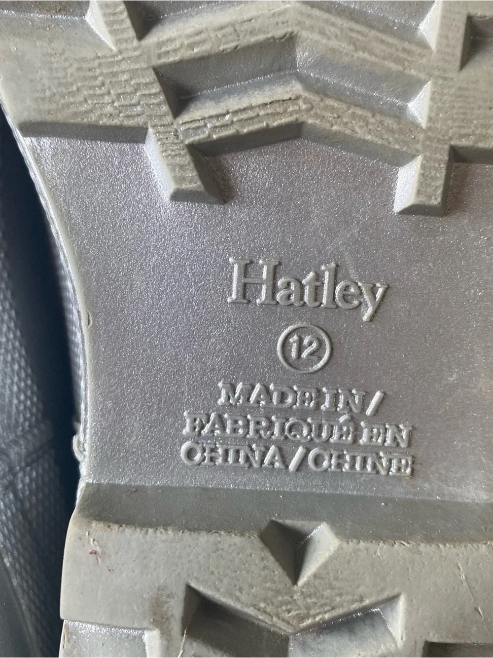 Hatley Metallic Silver Kids' Rain Boots
